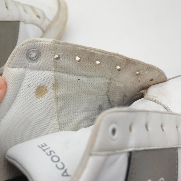 Lacoste Men's Nivolor Leather Shoes Pre Owned Size 8 with Flaws** - Picture 7 of 8